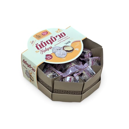 مدقوقة التمر بالطحينة بدون سكر