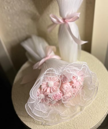 Baby pink bouquet باقة بيبي بينك