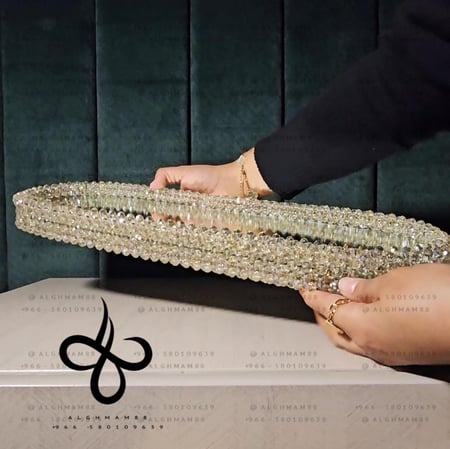 صينية بيضاوي طويلة مقاس 46×14 سانتي