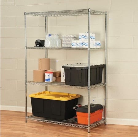 ارفف كروم مسطحة 200x90x60 سم