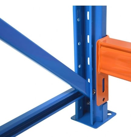 رف تخزين صناعي ثقيل مقاس الارتفاع 5م×90سم