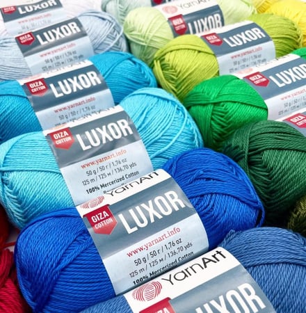 يارن ارت لوكسر  -  100٪قطن 1200 YarnArt Luxor