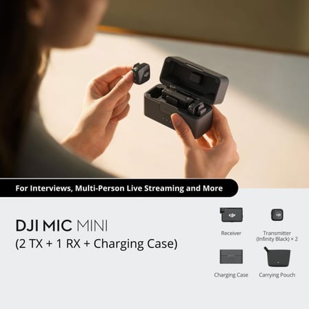 ميكروفون DJI Mic Mini لاسلكي
