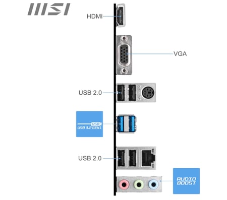 مذربورد MSI H610M-S DDR4