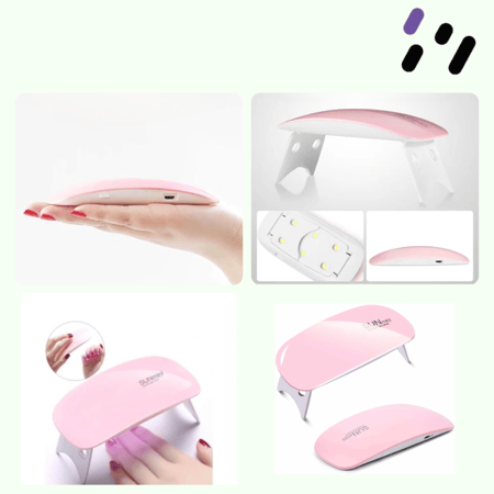 جهاز تجفيف طلاء الأظافر المحمول SUNmini - مصباح UV LED صغير