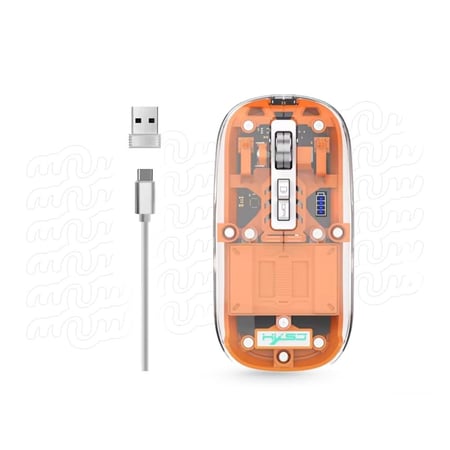 ماوس شفاف لاسلكي متعدد الاستخدامات