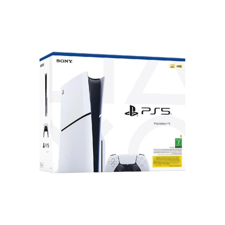 سوني بلايستيشن 5 سليم - إصدار بلو راي - 1 تيرابايت - أبيض