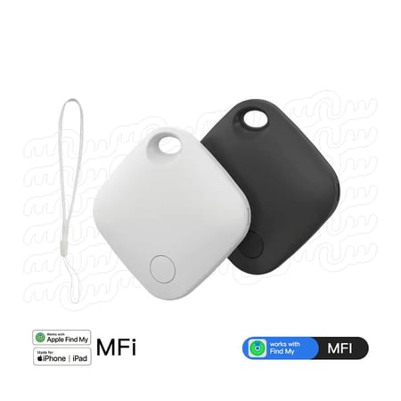 قطعة إيرتاغ للتتبع الذكي معتمدة من ابل MFi - يدعم تطبيق Find My - سين