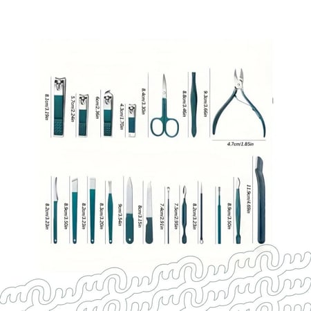 مجموعة العناية بالأظافر - الصغيرة 10 قطع
