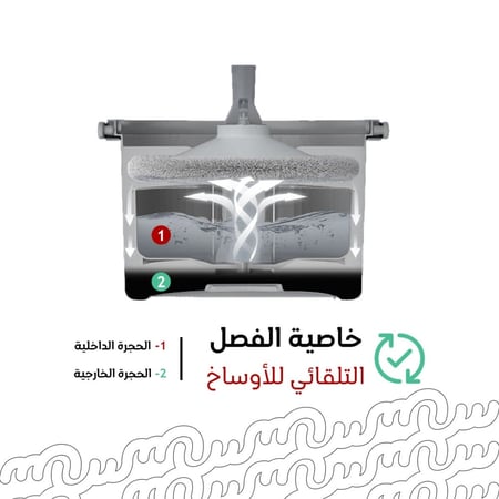 فيرتك ممسحة ذكية 360° - نظافة فعالة مع تقنية التنظيف الذاتي