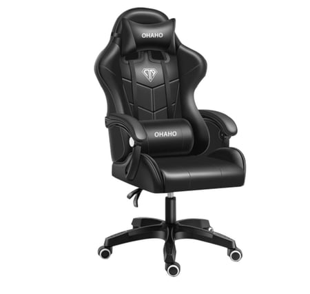 كرسي قيمنق اسود 360