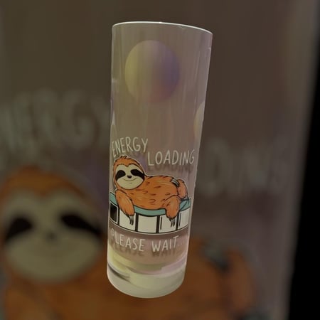 كوب الكسلان المميز