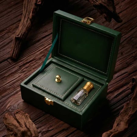 جلد ايطالي فاخر لون اخضر