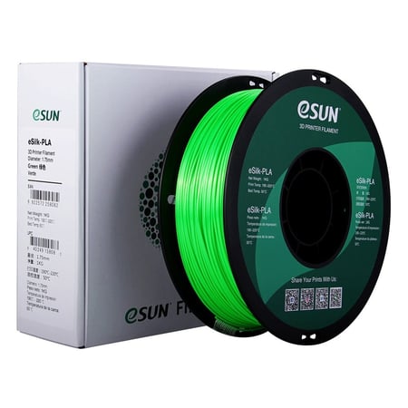 filament فلمنت eSUN Silk-PLA Green