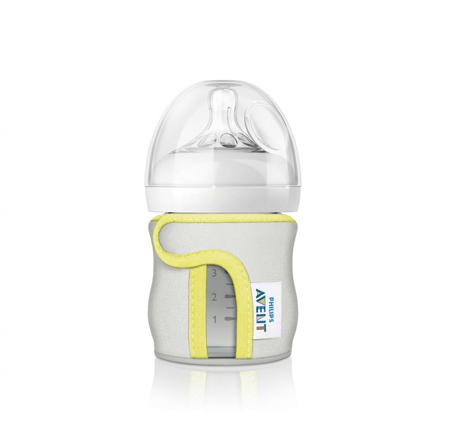 افنت غلاف رضاعه زجاجية غطاء زجاجة حافظ للحرارة والبرودة ومقاوم للصدمات صغير PZN 2400028