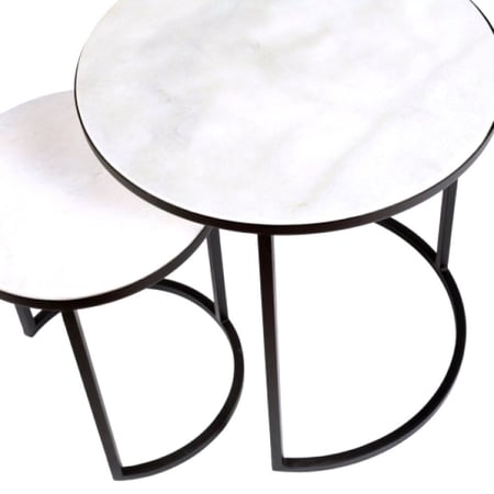 طقم طاولات متدرج قطعتين