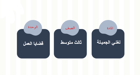 بكج لغتي ثالث متوسط الشـــامل