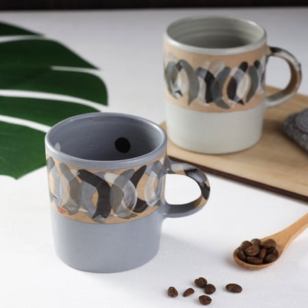 كوب سيراميك مصنوع يدويا      M126