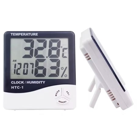 مقياس حرارة ورطوبه LCD رقمي
