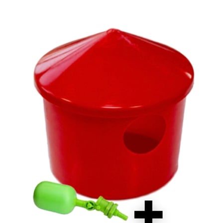 مشربية طيور بغطاء