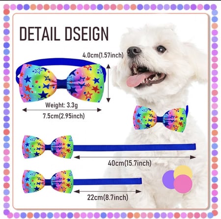 طوق للقطط والكلاب ربطة عنق