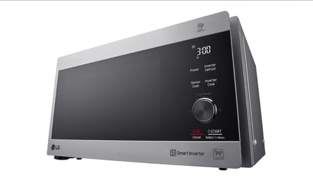 ميكرويف LG م/MH8265CIS + GRIL (سعة 42 لتر - زجاج الباب أسود + شوايه