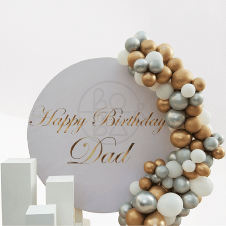 ديكور عيد ميلاد شكل دائره