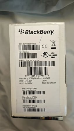 BlackBerry 8700g — جديد