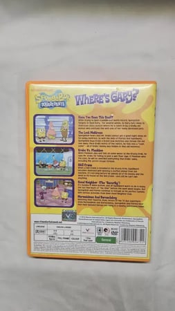 dvd SpongeBob where's Garry ناطق بالعربي !