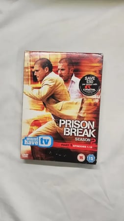 prisonbreak season 2 ep 1-12 مسلسل برزن بريك dvd