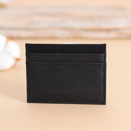 محفظة بطاقات رجالية همه - أسود