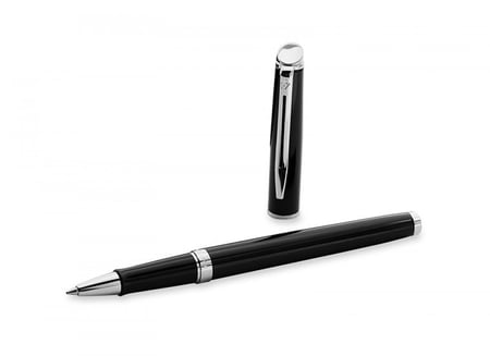 قلم وترمان سائل اسود  فضي