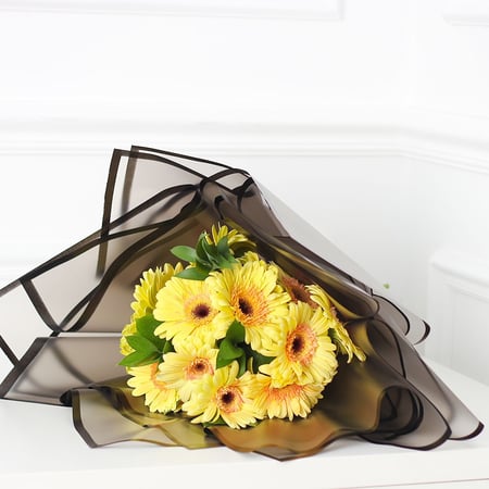 باقة الجربيرا اصفر