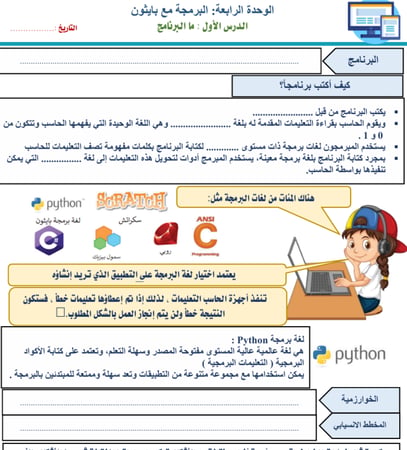 الجزء الأول من المهارات الرقمية - أول متوسط بنات 1447 هـ