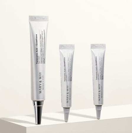 مجموعة ماري اند ماي للعين بحمض الترانيكساميك + الجلوتاثيونMary&May Glutathione Eye Cream Special Set