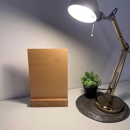 لوح اكريليك مقاس A3 .. A4 تصميم حسب الطلب