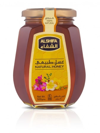 عسل طبيعي من الشفاء 500 جرام