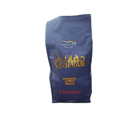 قهوة جفان الحصرية لحبوب الإسبريسو - 1 كيلو جرام، إيطالية فاخرة