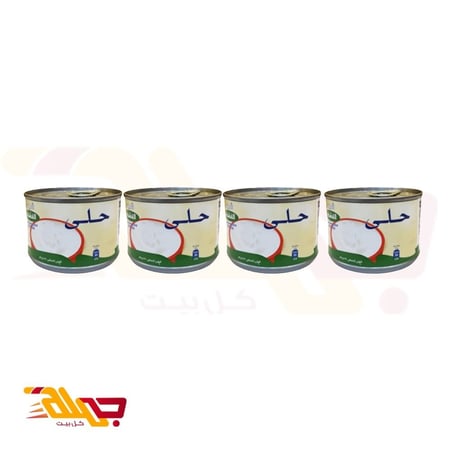 عرض 4 علب شبيه قشطة حلى - 155 جرام للعلبة