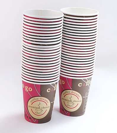 عرض 2 شدات 4 اونص اكواب  ورقيه للقهوه  100 حبه