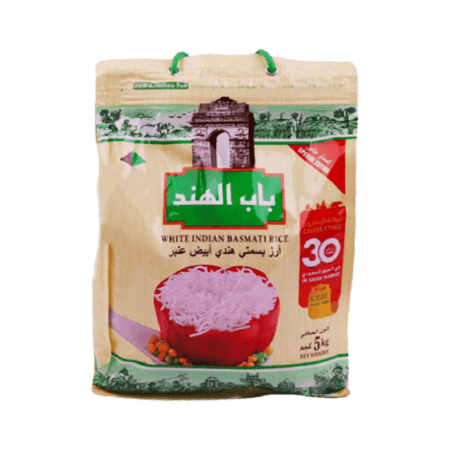 باب الهند أرز بسمتي أبيض هندي 10 كجم