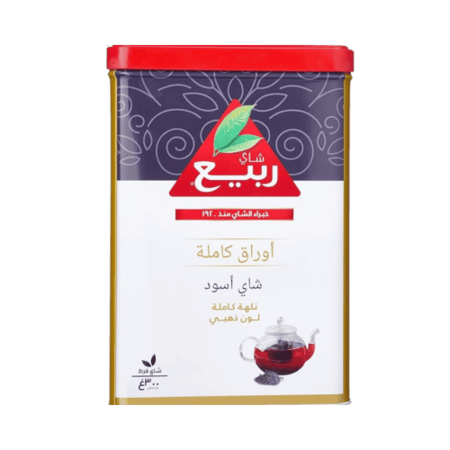 شاي ربيع أوراق كاملة أسود 300 جم - نكهة ولون ذهبي أصيل