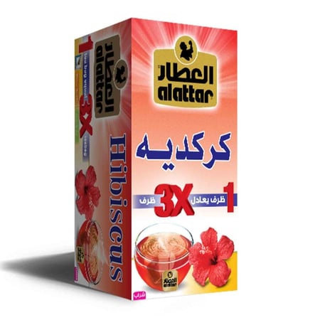 شاي كركديه مركز 3x من العطار