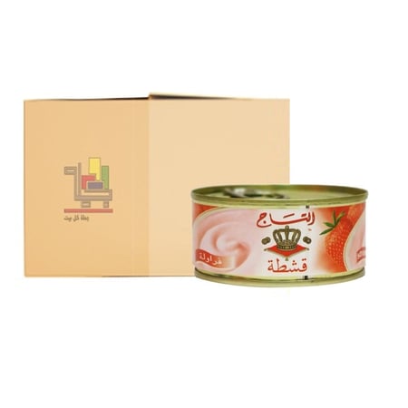 كرتون قشطة فراولة من التاج شد48* 95 جرام