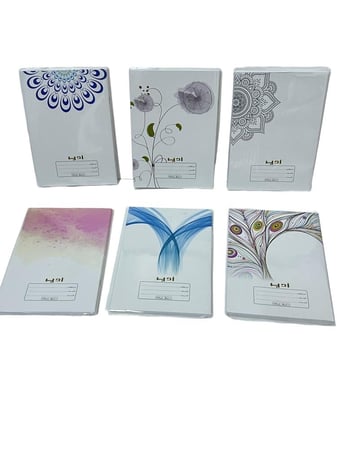 دفتر مجلد مربعات 100 ورقة /1قطعة