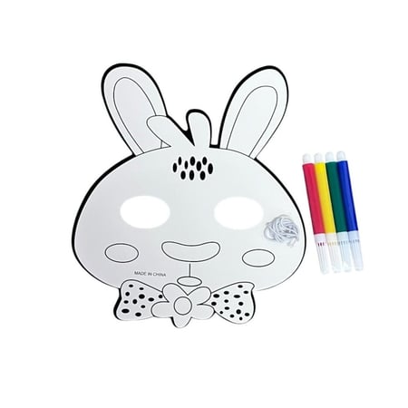 قناع مع تلوين ارنب/1مغلف