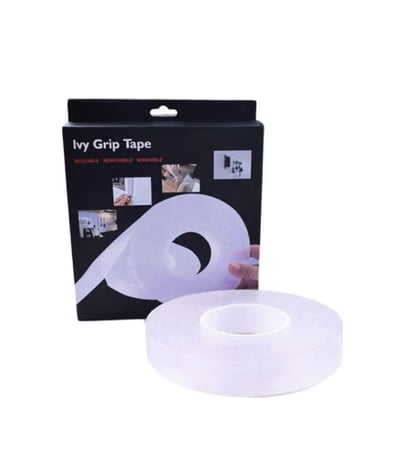 شريط لاصق وجهين شفاف 1 متر