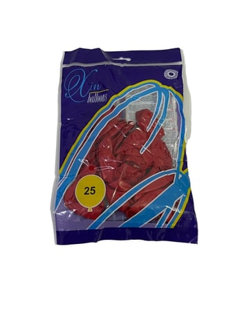 بالونات احمر 25 حبة