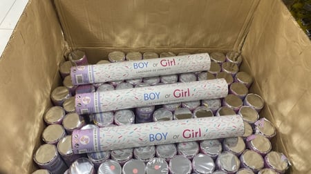 بومب جنس الجنين 40سم