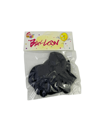 بالونات اسود 8 حبة